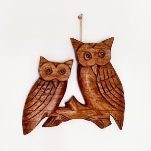Wooden Owl Wall Art