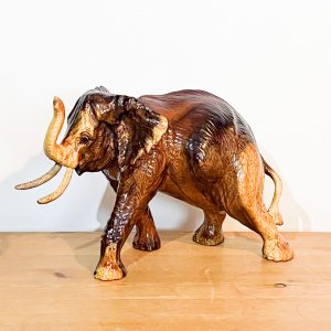 Wooden Elephant Statue