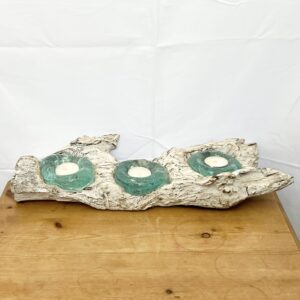 Molten Glass Candle Holder