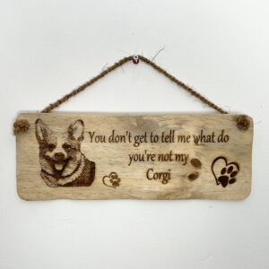 Wooden Dog Signs