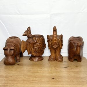 Wooden Animal Pen Holders